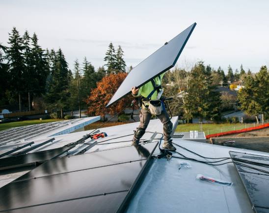 solar panel installation
